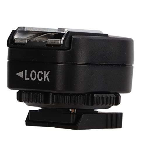 TF 334 Camera Hot Shoe Adapter Flash Hot Shoe Adapter with Extra PC Sync Connection Port for A7, A7C,