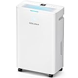 DGUAM 4500 Sq.Ft Dehumidifier, 80 Pint Dehumidifier for Basement with Drain Hose, Smart Dehumidifiers with Humidity Control, Energy-Efficient, Quiet, 3 Modes Dehumidifiers for Home, Bedroom, Bathroom