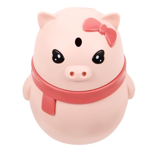 BESPORTBLE Porte-Cure-Dents Automatique Pop-Up en Plastique Rose Distributeur à Pression 1 Pièce Étui Cartoon de Cochon Cuisine et Rangement Hygiénique