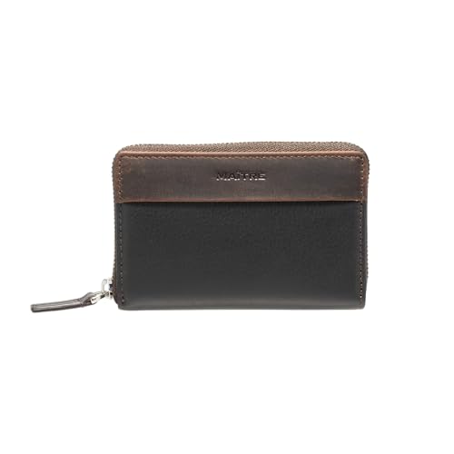 Cardholder Darkbrown Maître Bundenbach Adobar en cuir marron foncé