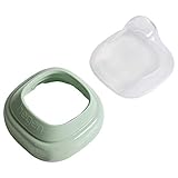 Hegen Baby Bottle Collar and Transparent Cover (Green)