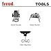 Freud 91-102: 6 Piece Straight Bit Set