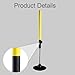 Vaveren Basketball Tumbler Training Pole Training Tool for Indoor and Outdoor Sports Lightweight Weighted Rubber Base Quick Rebound, 1 Meter