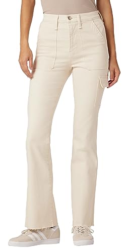 Jean bootcut taille haute femme Hudson Utility Faye en denim premium résistant