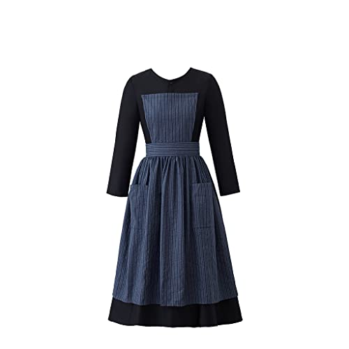 Amazon.com: MyheroCos Sound of Music Maria Costume Dress Maid Nun Dress  Women's Black Dress with Apron-XS : Clothing, Shoes & Jewelry