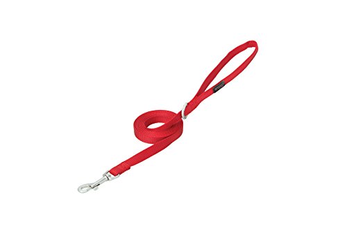 Terrain D.O.G. Nylon Single-Ply Dog Leash, 3/4" x 6', Red