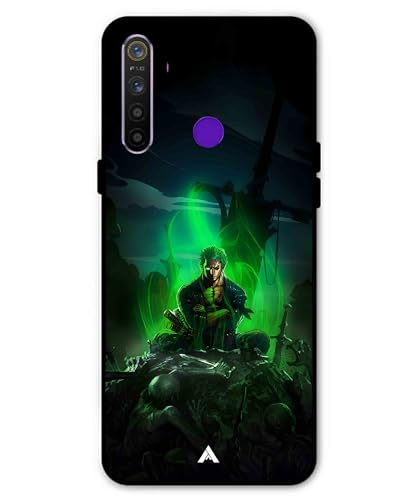 Image of Premium Anime 1 Case for Realme 5 (Glossy Finish) Soft-Touch Metal TPU Back Cover, Shockproof, Designer, Aesthetic Mobile Phone Case
