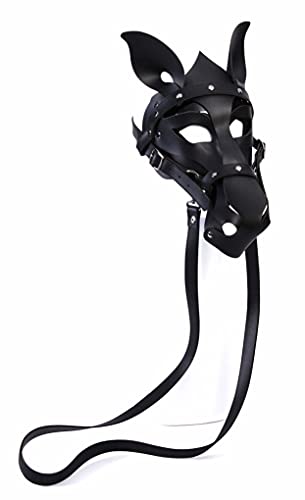 Forum Black Medieval Gothic Horse Mask One Size Fits Most, 4x8x10 cali