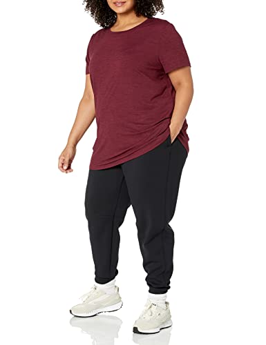 Image of Amazon Essentials Women's Active Quick Dry Tech Stretch Short-Sleeve Crewneck T-Shirt, Multipacks
