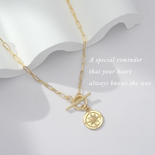 Image of Gold Silver Necklace for Women, Dainty Cubic Zirconia Pendant