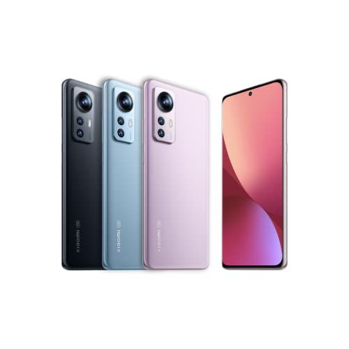 Xiaomi 12 Smartphone, unlocked 6.28” 120Hz AMOLED Display, Snapdragon 8 Gen 1, 4500mAh Battery, NFC, 8+256 Viola (Versione italiana)
