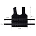 kowaku Loading Vest Boxing Waistcoat 18 Pockets Empty Adjustable for Men and Women Weightloading Body Weight Vest Exercise Jacket