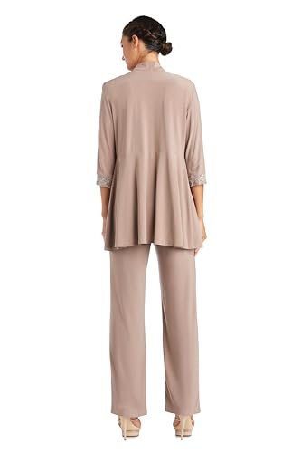 R&M Richards Women's Plus Size Lace Pant Set3
