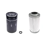 6003193750 Fuel Filter Oil Filter Kit 600-319-3750 Compatible with Komatsu PC200-8, PC210-10,