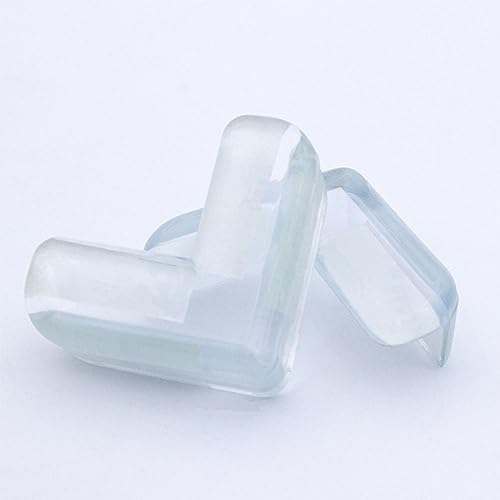 Image of Corner Guards for Furniture -Sdjdhej 20Pcs Clear Baby Proof Table Edge Corner Protectors Soft Silicone Bumper Strip with Clear Edge Bumpers Guard for Baby, Kids, Fireplace, Countertop (L-Shaped)