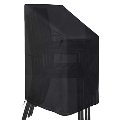 Funda para silla de jardín, funda para silla de jardín, funda de asiento para exteriores, resistente a los rayos UV, resistente al polvo, para sillas de comedor y muebles de patio