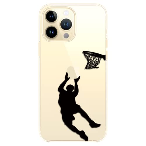 Coque iPhone 14 Pro Max joueur de basket finition transparente - 3