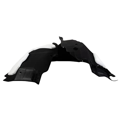 Image of TRQ Front Driver and Passenger Side Inner Fender Liner Set Compatible with 19-23 Ford Edge ST Titanium SEL with Signature Lights