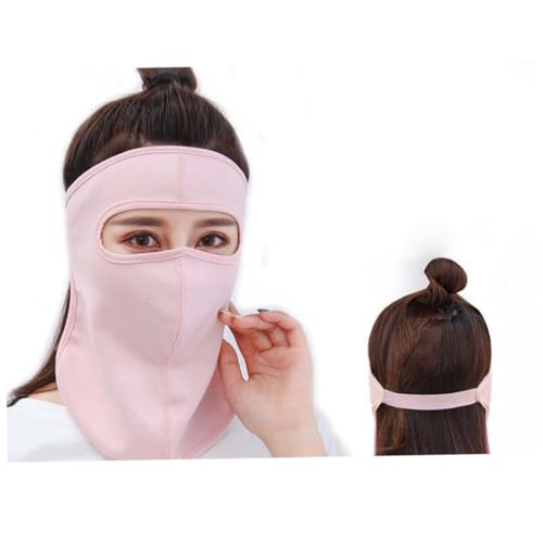 Gatuida Neck Gaiter Women 4pcs Sun Protection Mask Breathable Fabric Random Color