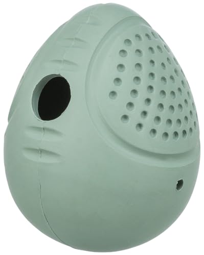 TRIXIE Steh-Auf-Snack-Ei - robustes Hundespielzeug aus Gummi für langen Spielspaß - 8 cm, Futterspielzeug für Leckerlies - 34947 Verschiedene