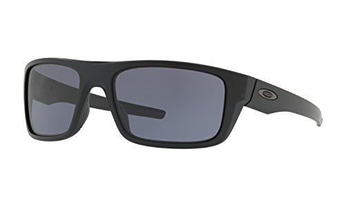 Oakley Drop Point Sunglasses Matte Black with Grey Lens 60mm