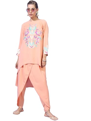 Image of Vishudh Women ROUND NECK ETHNIC SET VNK3007600