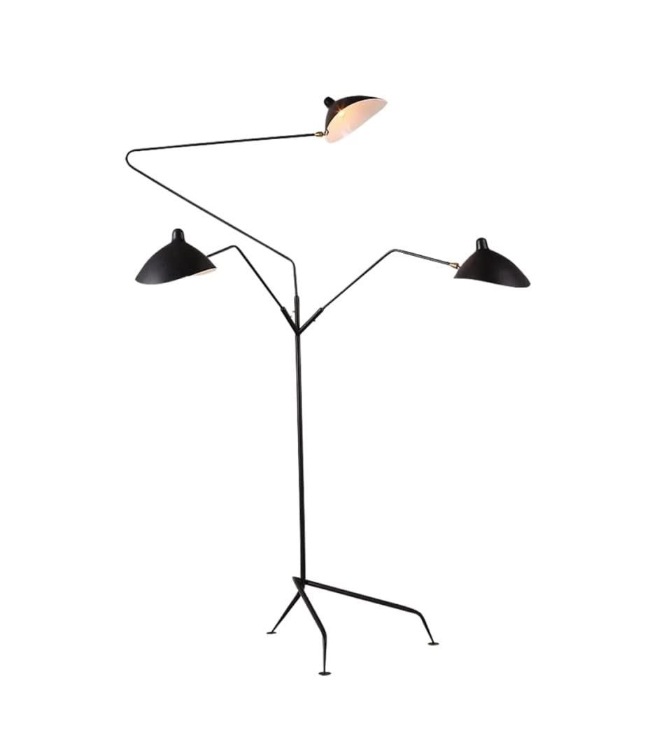 CVdrtyED Standing Lamp Tripod Floor Lamp Nordic Adjustable Spider Arm Stand Light Loft Home Deco Lighting Fixtures Bedroom Lamps Bedroom Living Room