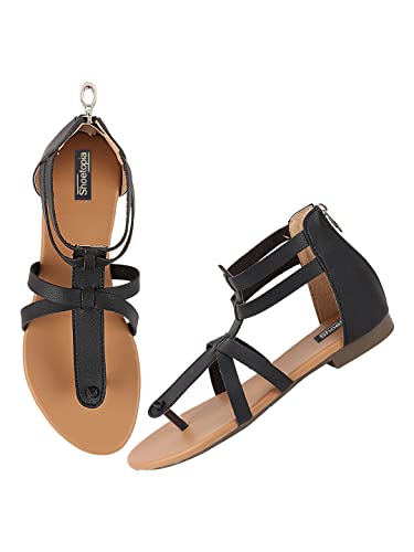 Image of Shoetopia Women Gladiator Flats Sandal