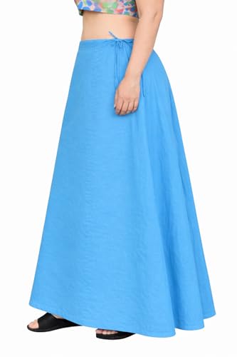 Image of CITIX Pure Cotton Petticoat for Woman Saree | Adujastable Drawstring Waist