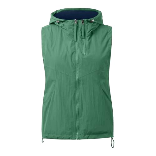 Chaleco para mujer plegable y reversible abrigo ligero de mujer verde XL 5