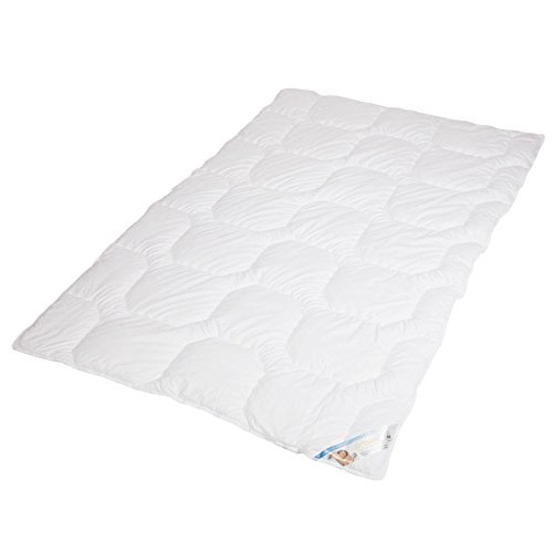 Softsan Bettdecke Medium Allergy Wash 135x200 cm allergikergeeignet, Ganzjahresdecke aus Microfaser Kochfest waschbar, Verschiedene Größen