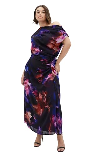 City Chic Women's Plus Size Dress - Vivid Floral Maxi