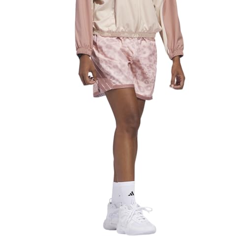 adidas Women's Crazylite Cheetah All Over Printed Basketball Shorts