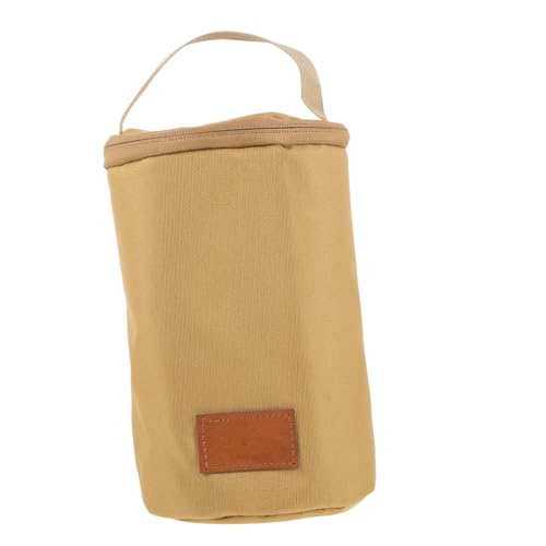 Toddmomy Outdoor Camping Gas Canister Bag Durable Oil Lamp Pouch for Propane Stove Lightweight Storage for Hiking and Travel Lantern Case for
