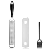 JVVFUU Premium Lemon Zester & Cheese Grater,Kitchen Tool for Parmesan Cheese, Lemon, Ginger, Garlic, Nutmeg...