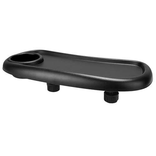 Image of Accmor Stroller Tray Stroller Cup Holder with Snack Tray, Universal Stroller Tray for Snacks On The Go, Stroller Snack Tray Bottle Holder Stroller Accessory