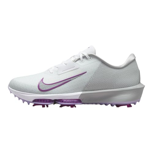 Nike Golf Air Zoom Infinity Tour NEXT% 2 Golf Shoes White/Smoke Grey/Vivid Purple