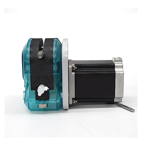 Bomba peristáltica KKTS de 400-1600 ml/min, Motor paso a paso de 24V, bomba dosificadora de velocidad ajustable de alto flujo con cabezal simple/doble Estructura robusta y diseño humanizado(Color:S18,