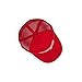 Hat Cap Red Adjustable Sunhat Baseball Cap Cotton Hat Cotton Mesh Cap Sun Hat (Adjustable, Red-Mesh)