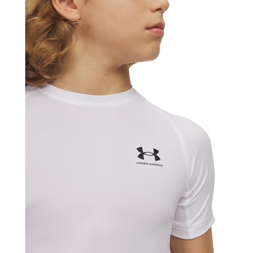 Image of Under Armour Kids HeatGear Armour Short Sleeve (Big Kid)