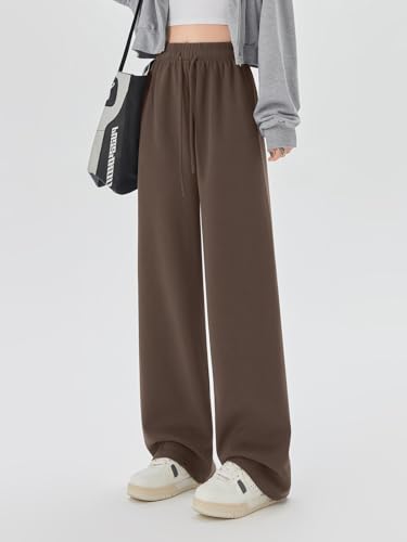 Women's Joggers Pants Straight Leg Sweatpants Sport Running Casual Lounge Trousers Elastic Drawstring Waist Tracksuit Bottoms4