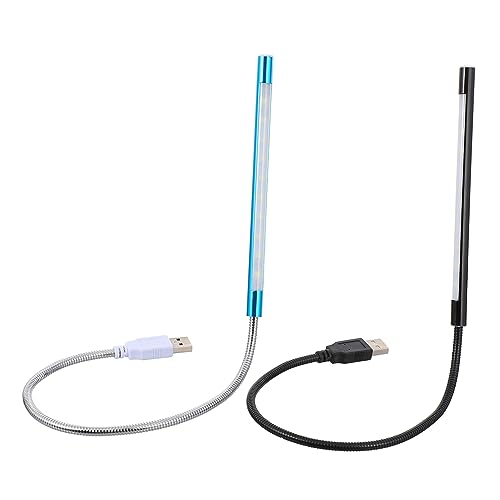 Mipcase 2pcs USB Touch Dimmable Led Reading Light Portable Bed Lamp for Computer Camping Brightness for Bedside Use Easy USB Light