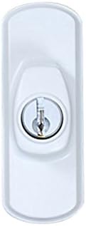 Andersen Frenchwood Gliding Doors - Lock Assembly - Albany - Exterior - Left - White