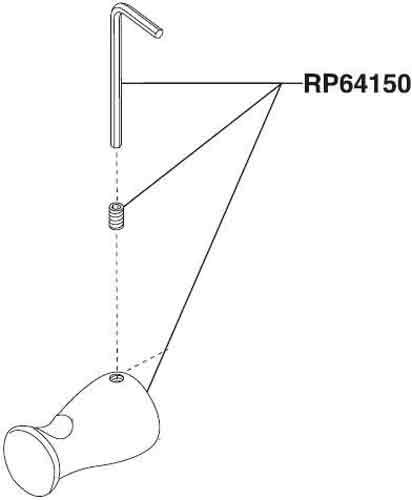 Delta Faucet RP64150CZ stabiliser un robinet de cuisine avec ce plot de montage - 3