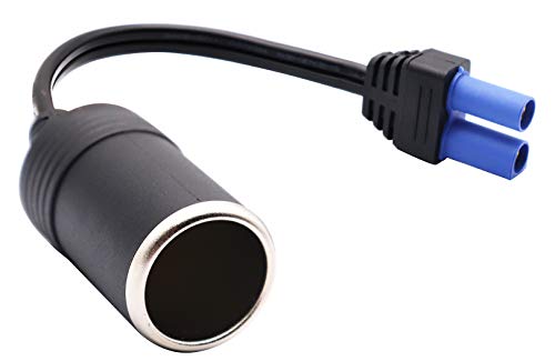 Aaotokk Cigarette Lighter Socket 12V Car Emergency Start Power Ec5 Plug To Female Cigarette Lighter Port Adapter Cables Car Battery Booster Mini Portable Power Pack Car Jump Starter (20Cm/7.8Inch) #TOP5