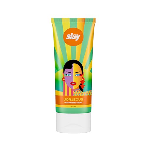 Slay Jorjeous Moisturizing Cream | Body and Face Moisturizer for Dry Skin | With Shea Butter and Glycerin | Oil-Free | Travel Size Moisturizing Body Cream | Fragrance Free | Moisturizer Lotion | 50 ml