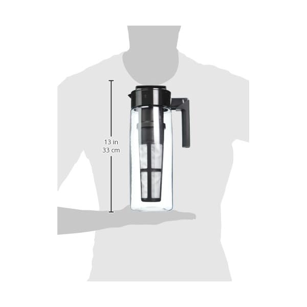 Takeya Patented Deluxe Cold Brew Coffee Maker, 2 qt, Black The Home