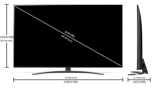 Image of LG 218 cm (86 inches) 4K Ultra HD Smart NanoCell TV 86NANO91TNA (Dark Steel Silver)