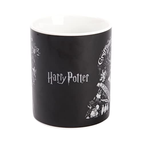 Harry Potter - Taza de café (porcelana, 320 ml), diseño de silueta de Harry Potter - Imagen 5