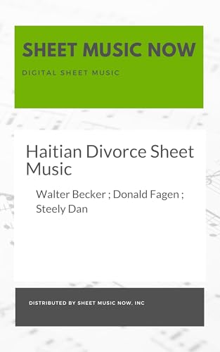 Haitian Divorce Sheet Music